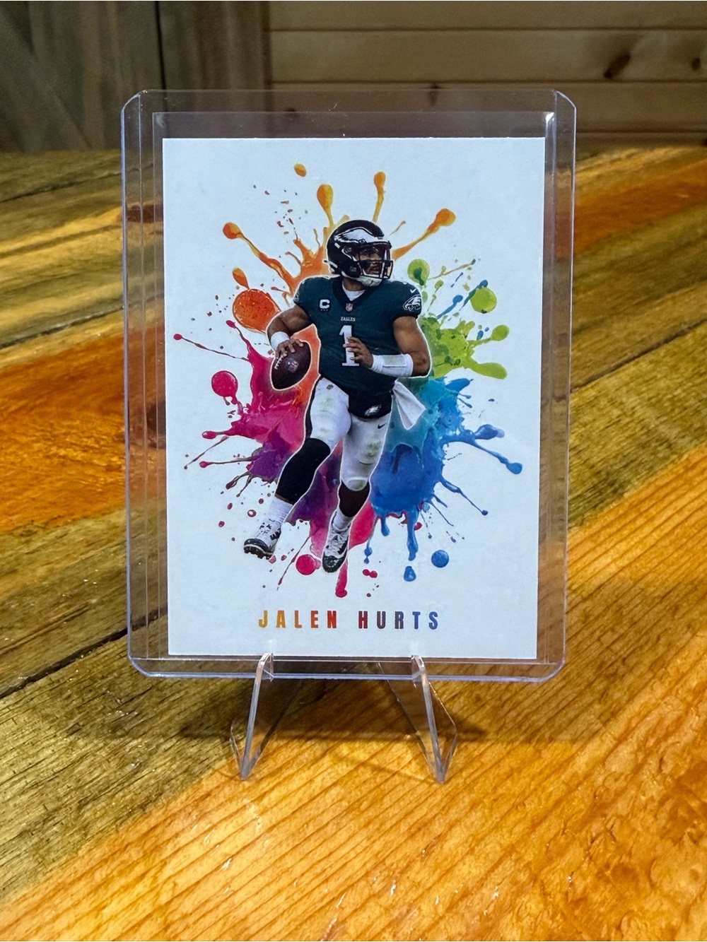 Jalen Hurts Philadelphia Eagles Custom Football Card